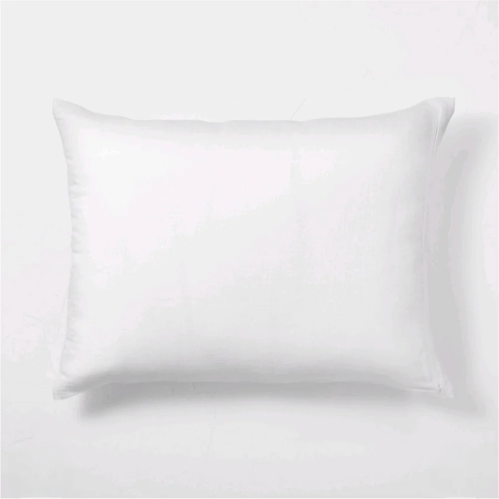 Casaluna Full/Queen Hemp Duvet & Sham Set White